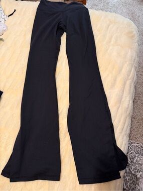 aerie Offline Black Bootcut Leggings